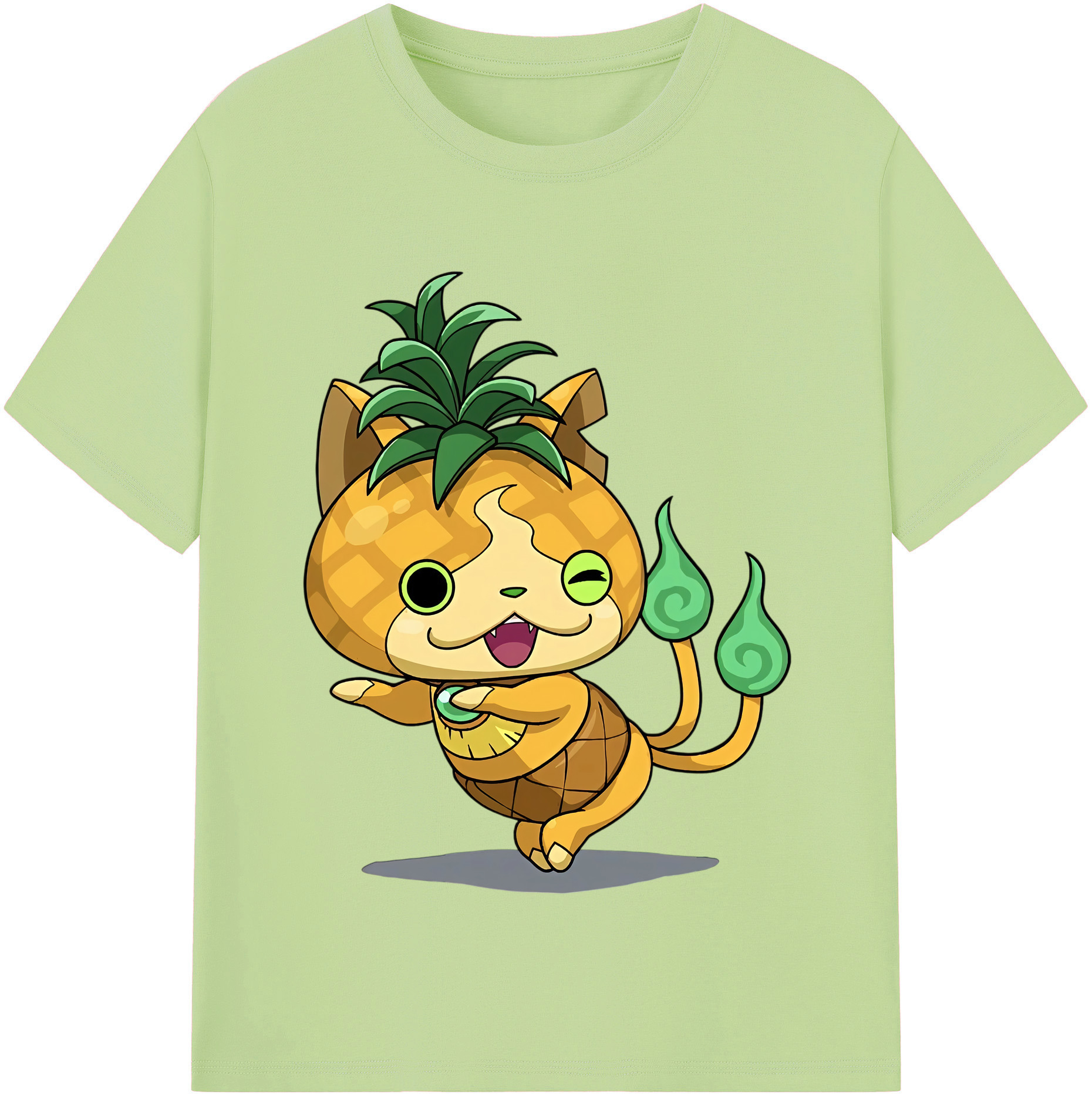 （画像用） 妖怪ウォッチ Yo-kai Watch 綿100％半袖Tシャツ（フロントプリント）